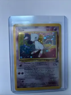 Mew 2000 Wizards Black Star Promo #9 Pokemon League RAW - Image 1