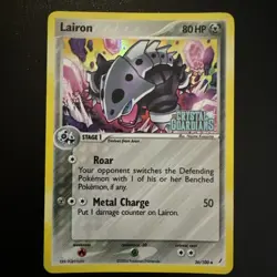 Pokemon LAIRON 36/100 REVERSE HOLO Crystal Guardians Stamped 2006 Excellent - Image 1