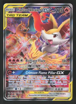Charizard & Braixen GX SM230 Pokemon TCG SM Promos NM - Image 1