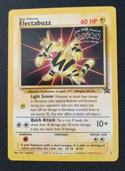 Electabuzz #2 - Wizards Black Star Promo - English - Near Mint - Pokemon TCG - Image 1