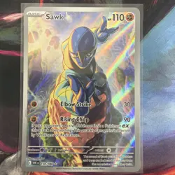 Pokemon Sawk TCG 130/086 Scarlet & Violet SV White Flare English NM Condition - Image 1