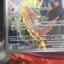 Pokemon Sawk TCG 130/086 Scarlet & Violet SV White Flare English NM Condition - Image 5