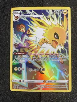 Pokemon TCG Jolteon TG04/TG30 Brilliant Stars Trainer Gallery Art Rare LP A - Image 1
