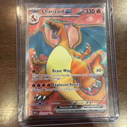 2023 Pokemon Charizard ex Ultra Rare holo 183/165 SV 151 English Near Mint - Image 2