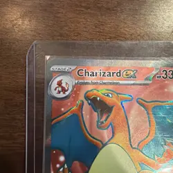 2023 Pokemon Charizard ex Ultra Rare holo 183/165 SV 151 English Near Mint - Image 3