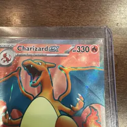 2023 Pokemon Charizard ex Ultra Rare holo 183/165 SV 151 English Near Mint - Image 4