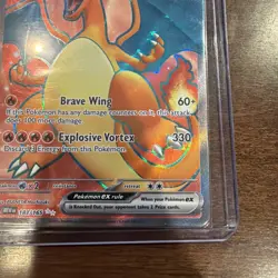 2023 Pokemon Charizard ex Ultra Rare holo 183/165 SV 151 English Near Mint - Image 5