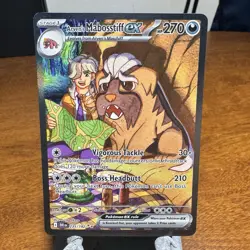 Pokemon TCG Arven's Mabosstiff EX 235/182 Sv10: Destined Rivals SAR - Image 1