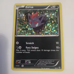 2011 Pokemon Zorua #9/12 Pokemon TCG Holo McDonalds Promo MP-LP - Image 1