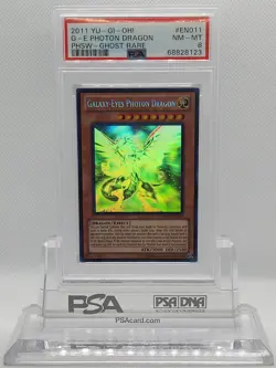 YUGIOH PHSW-EN011 GALAXY-EYES PHOTON DRAGON GHOST RARE PSA 8 NM-MINT #68828123 - Image 4