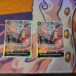 One Piece TCG English OP14-091 Mr. 2 Bon Kurei (Bentham) SR Foil - Image 1