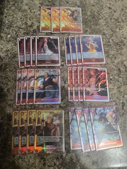 One Piece TCG Shanks Complete Deck FULLY SLEEVED *LOCALS WINNER* *SHIPS NOW* - Image 2