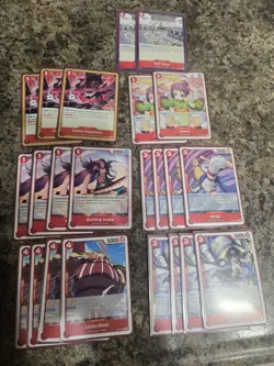 One Piece TCG Shanks Complete Deck FULLY SLEEVED *LOCALS WINNER* *SHIPS NOW* - Image 3