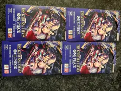 (4) One Piece TCG: The Azure Sea's Seven Sleeved Booster OP-14 English - Image 1