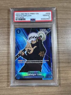 Trafalgar Law 2024 One Piece - PRB01 - Premium Booster - Holofoil - PSA 10 - Image 1
