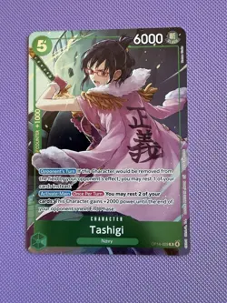 Tashigi OP14 029 R The Azure Sea's Seven One Piece Dash Pack Promo Foil - Image 1