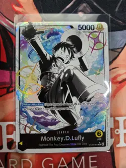 One Piece TCG - ST29-001 Alt Art Leader Card - Monkey.D.Luffy - Image 1