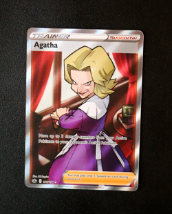 Pokemon Card TCG - Agatha 186/198 - Chilling Reign - Ultra Rare - NM ⭐ - Image 1