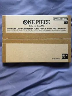 One Piece TCG Premium Card Collection Film Red Edition English SEALED - Image 1