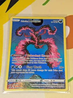 Pokemon TCG Sword&Shield Crown Zenith Galarian Moltres Card SWSH284 - Image 1
