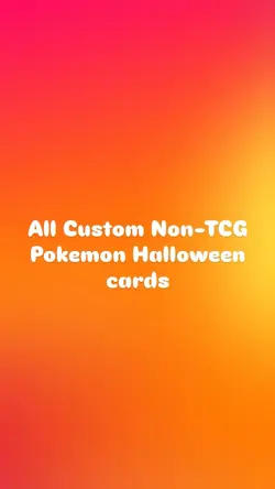 Custom Non-tcg Pokemon Card Set-all 15 Cards - Image 1