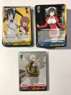 Weiss Schwarz - 90 Cards (No Dups) - Is it Wrong to Pick Up Girls in a DungeonU - Image 2