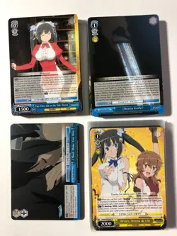 Weiss Schwarz - 90 Cards (No Dups) - Is it Wrong to Pick Up Girls in a DungeonU - Image 3