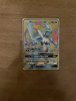 Pokemon TCG White Kyurem GX Dragon Majesty SM141 Holo Promo Card NM/M - Image 1