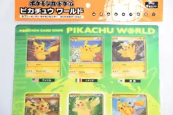 Pokemon Card Pikachu World Collection Set of 9 Green PCG Japanese - Image 2