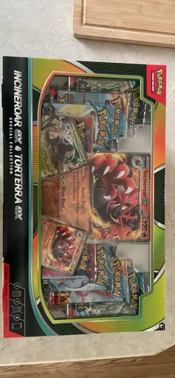 Pokemon Trading Card Game Incineroar ex and Torterra ex Special Collection Box - Image 1