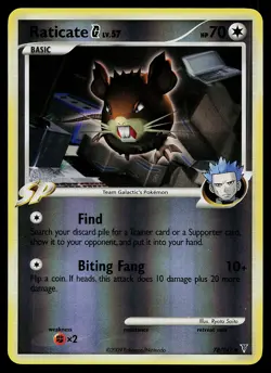 Pokemon Card - Raticate G Supreme Victors 7/147 Reverse Holo - Image 1