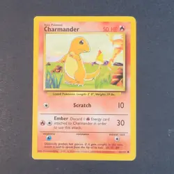 Pokemon TCG - 1x Charmander 46/102 - Vintage Base Set - LP - Common - 1999 - Image 5