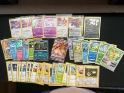 Eeveelutions Pokemon Card Collection Lot Holos Full Arts Hits Vintage Wotc More - Image 1