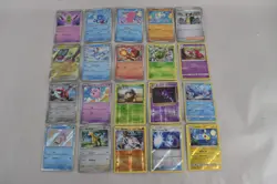 Pokemon Trading Card Lot of 100 "20 Holos" Various Sets (J4111G) - Image 1