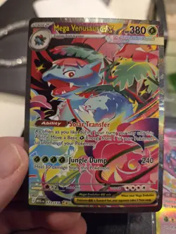 Mega Venusaur EX 177/132 ME01 Special Illustration Rare SIR Pokemon Card - Image 1