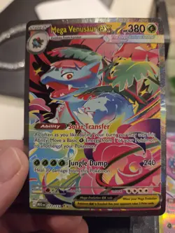 Mega Venusaur EX 177/132 ME01 Special Illustration Rare SIR Pokemon Card - Image 2