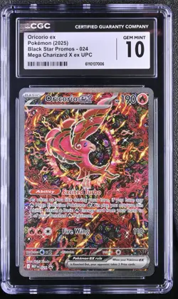 (PSA) CGC 10 Oricorio ex Mega Charizard UPC Promo Pokemon Card #024 Gem Mint - Image 1