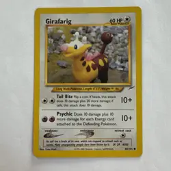 Girafarig 66/105 Neo Destiny Regular - Pokemon Card LP dd - Image 1