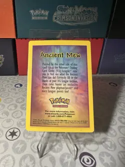 RESERVED FOR genibarraz0 Ancient Mew SEALED Pokemon Movie Promo Holo Card X1 - Image 3
