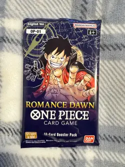 One Piece Card Game - OP-01 Romance Dawn Booster Pack (English) - Factory Sealed - Image 3