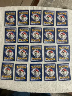 Pokemon Shadowless Base Set 20 card lot LP/MP - Image 2