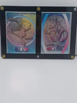 Pokemon Meiji Super Collection card Mew Mewtwo Rare Japan Limited Edition - Image 1