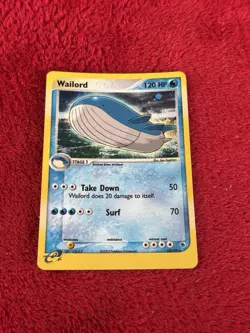 Wailord 14/109 Ruby and Sapphire Holo Pokemon Card Lp+ - Image 1
