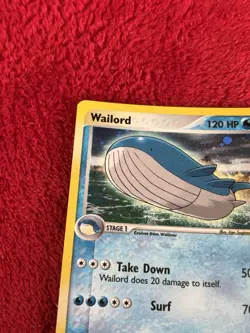 Wailord 14/109 Ruby and Sapphire Holo Pokemon Card Lp+ - Image 3