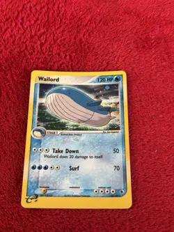 Wailord 14/109 Ruby and Sapphire Holo Pokemon Card Lp+ - Image 5