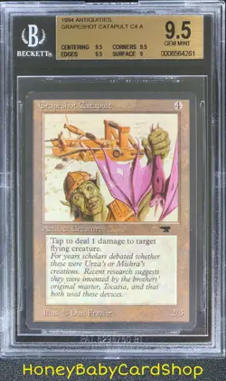 MTG Antiquities 1994 Grapeshot Catapult BGS 9.5 GEM MINT Old School 93/94 742818065023 - Image 1