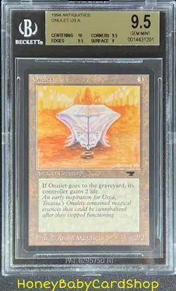 MTG Antiquities 1994 Onulet BGS 9.5 GEM MINT Old School 93/94 - Image 1