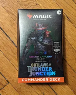 Outlaws of Thunder Junction: Commander Deck - Grand Larceny MTG Brand New Sealed - Image 1