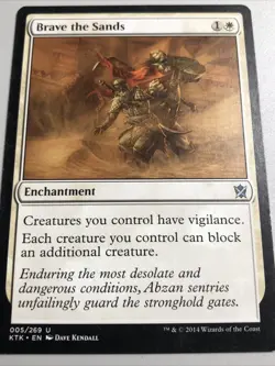 Brave the Sands LP - Khans of Tarkir 005/269 (Check Pics) MTG TCG - Image 2