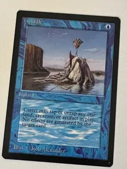 Magic the Gathering MTG Beta Twiddle NM (Beta Bob) - Image 1